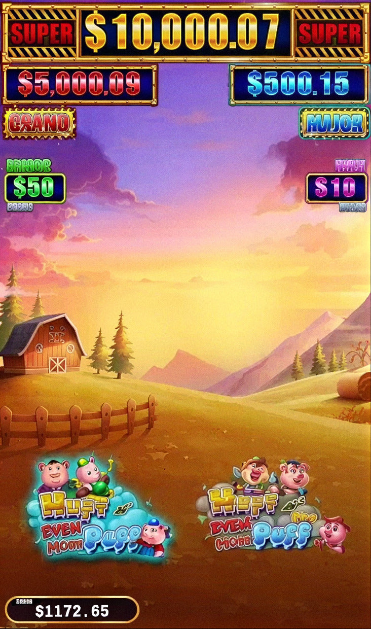 Huff N' Puff skill game boards